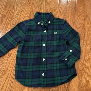 Vineyard vines plaid flannel